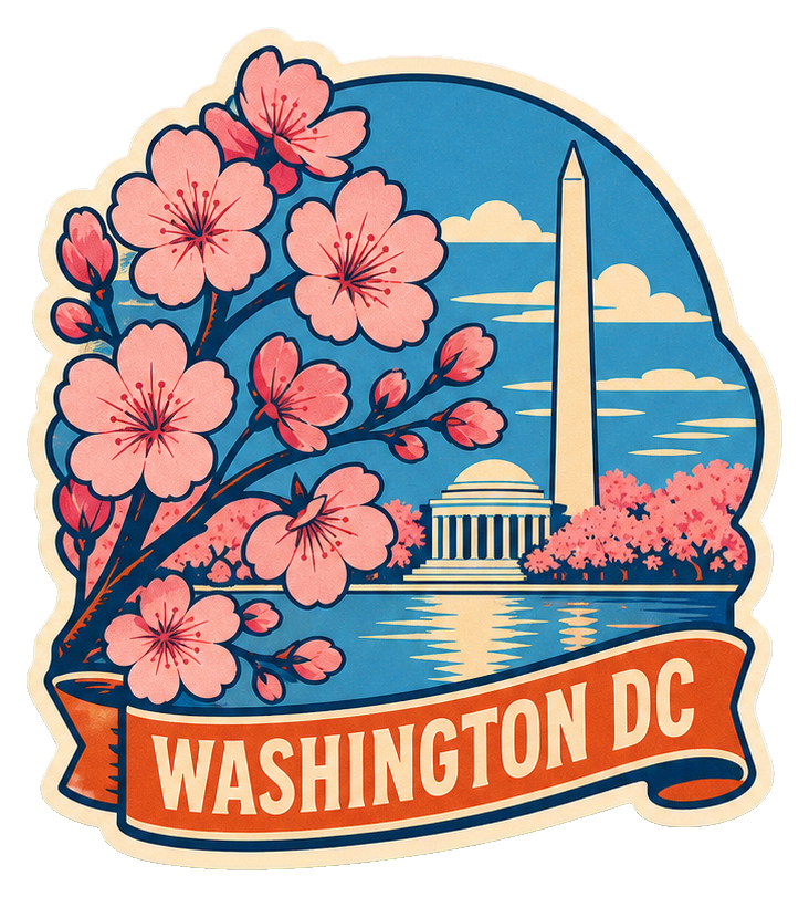 Preview for Washington Dc Blossom Branch Sticker