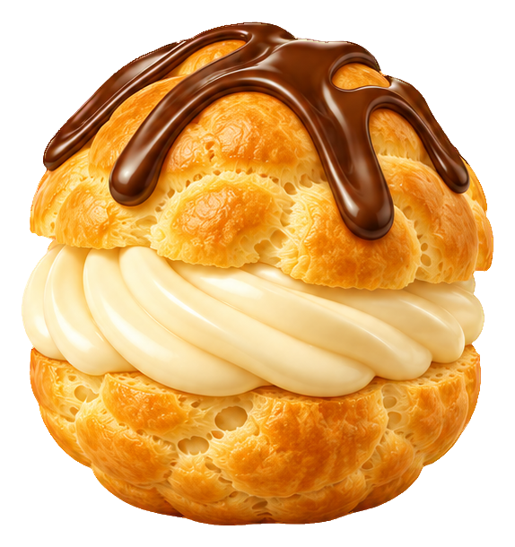 Preview for 3d Dessert Delights Cream Puff
