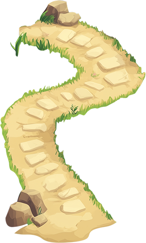 Preview for Winding-stone-path-illustration-hardscape-sticker-9def7