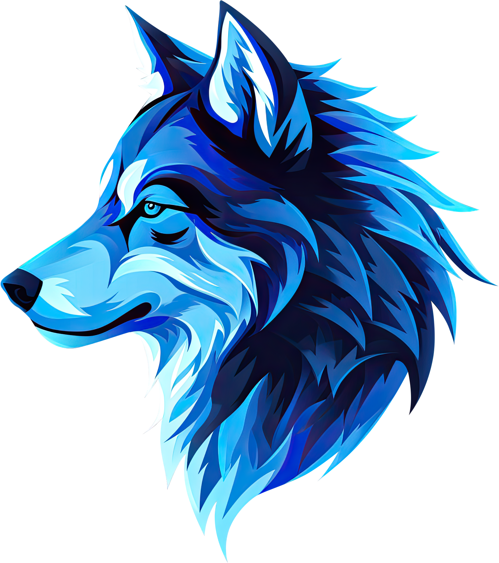 Preview for Blue-wolf-logo-design-logo-animal-sticker-31e8d