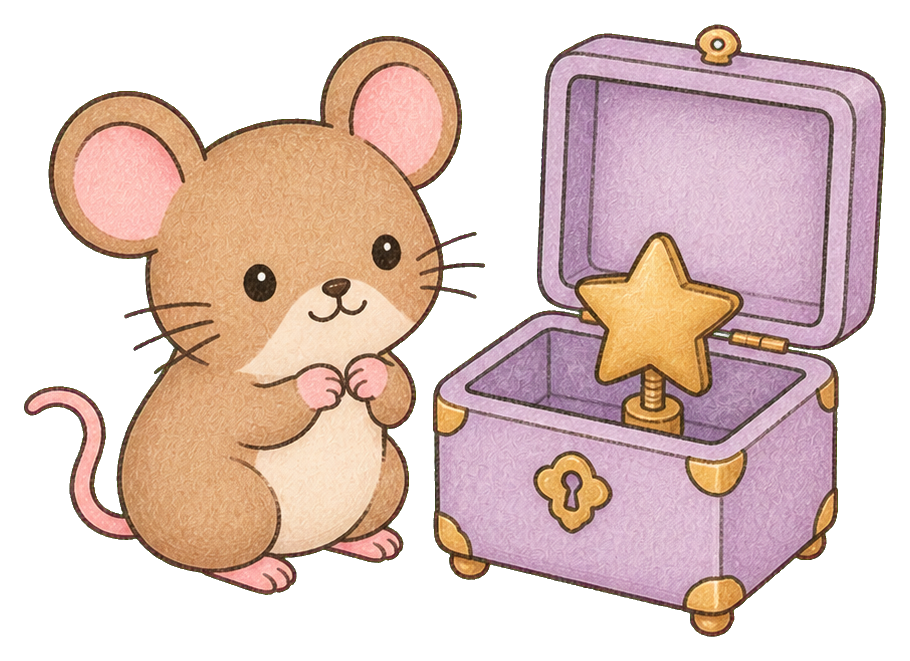 Preview for Mouse With Music Box Sticker