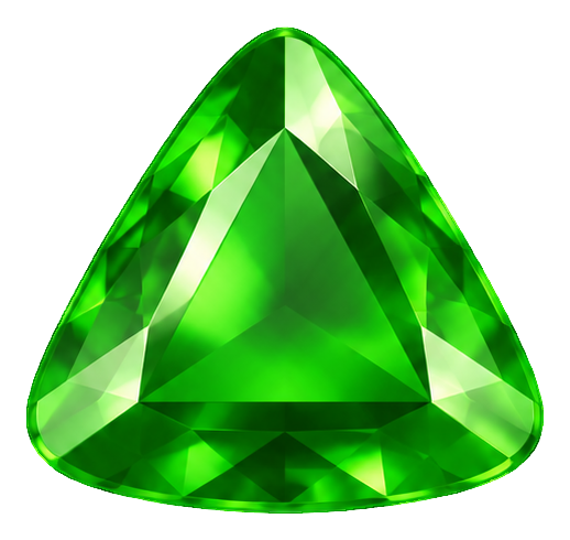 Preview for 3d Gem Treasures Emerald Triangle