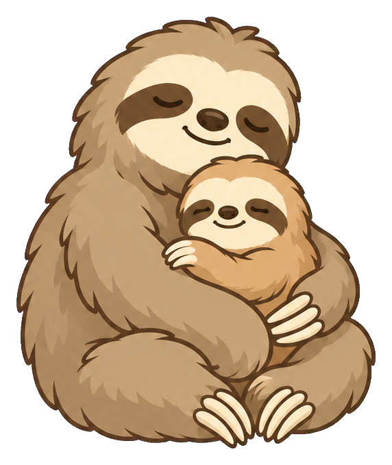 Preview for Sleepy Sloth Mama And Baby