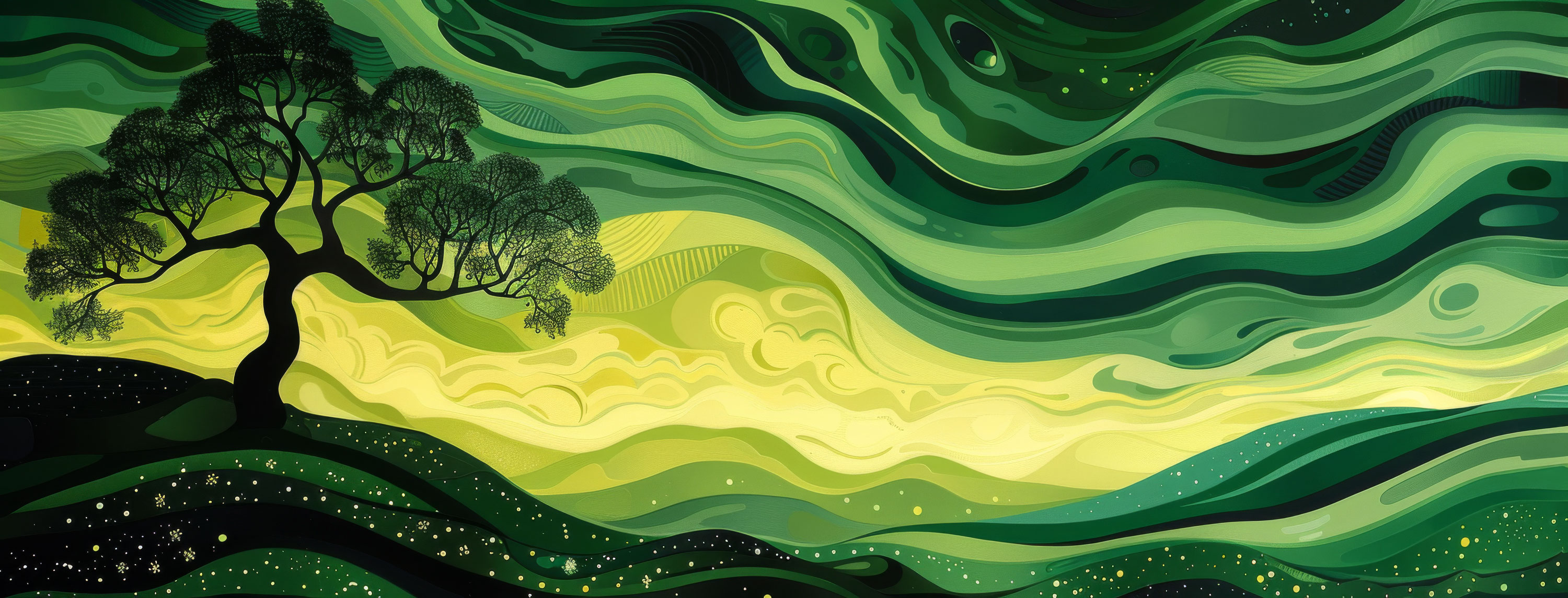Preview for Vibrant-tree-landscape-art-st-patricks-background-cd7fa