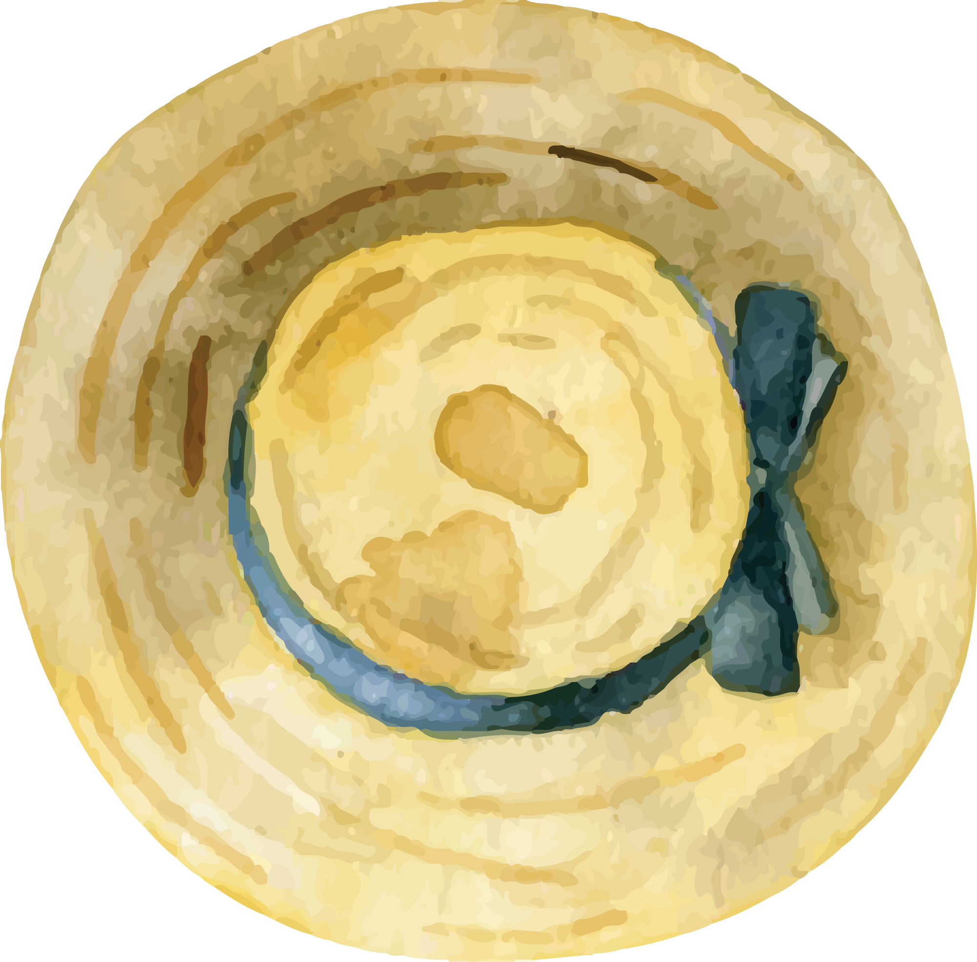 Preview for Vintage-yellow-hat-blue-ribbon-summer-watercolor-sticker-e36cd