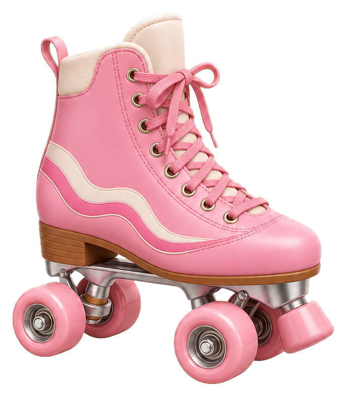 Preview for Pink Roller Skate Sticker
