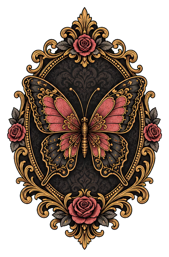 Preview for Belle Epoque Cameo Butterfly Sticker