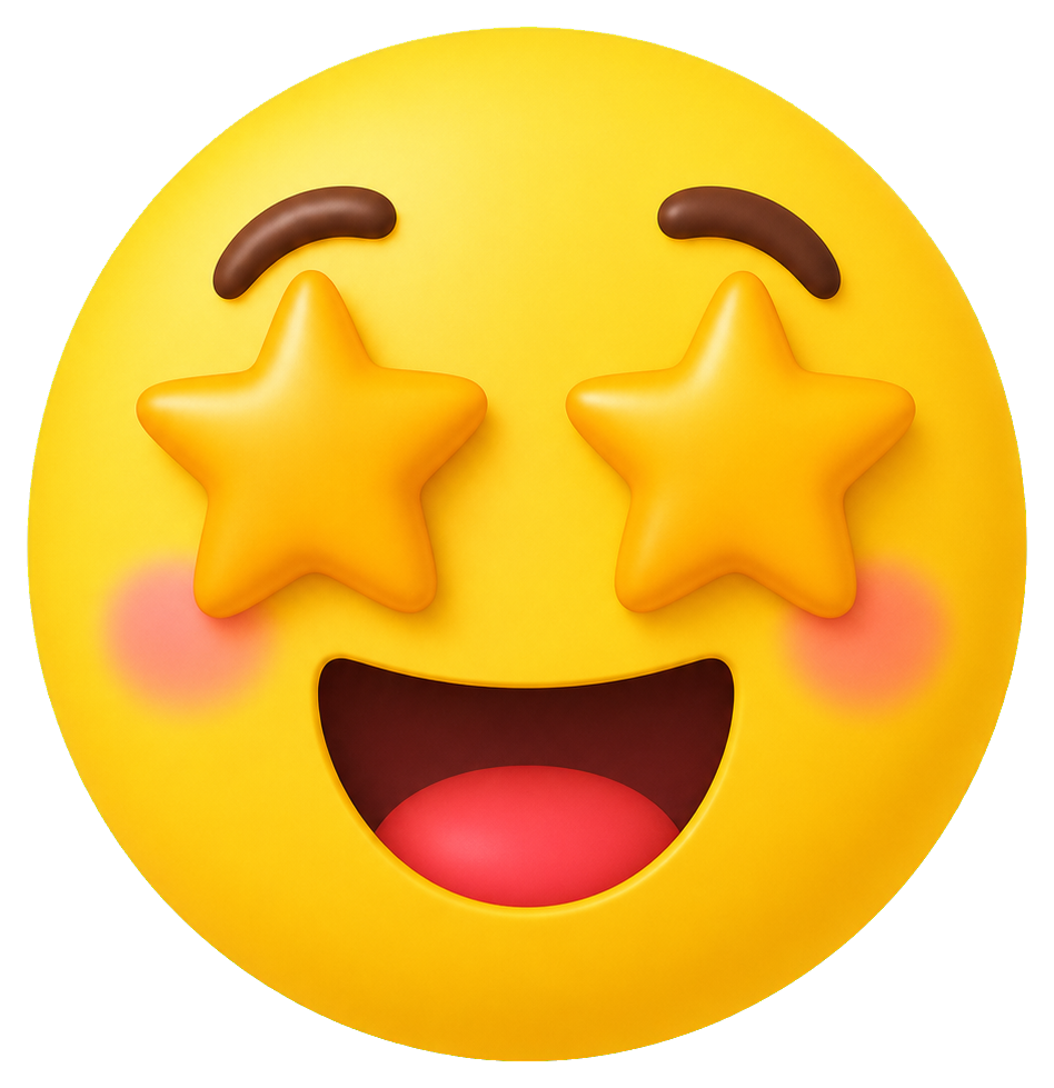 Preview for Star Eyes Face Sticker