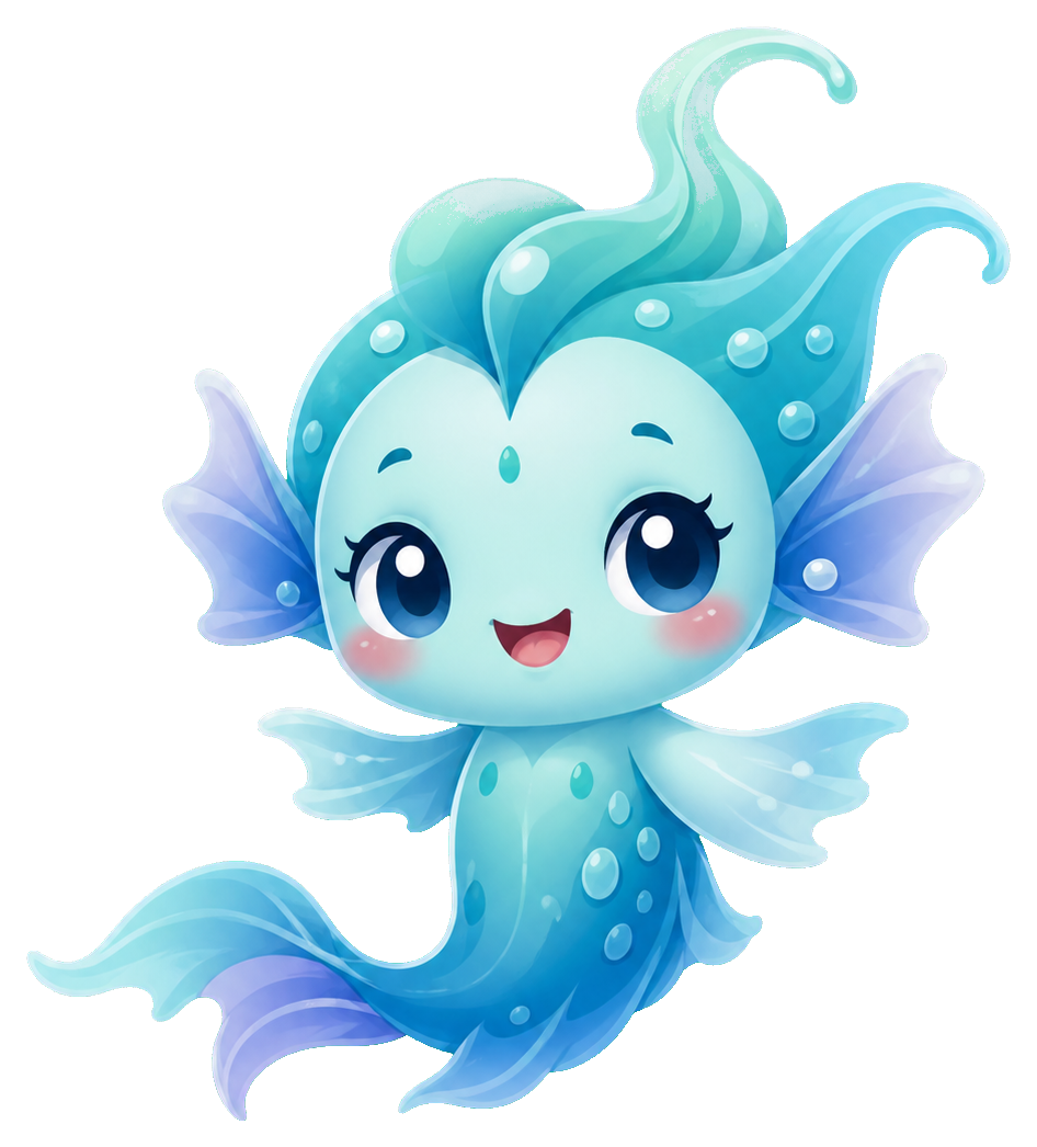 Preview for Sea Sprite Sticker Character