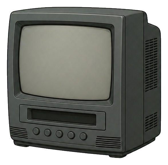 Preview for Vintage Tv And Cassette Combo Sticker