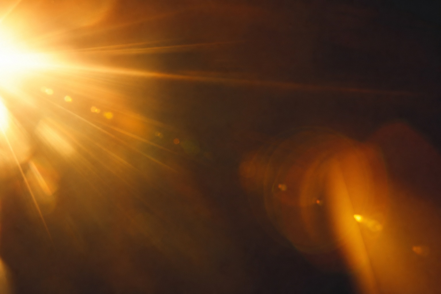 Preview for Golden Cinematic Light Leak Background