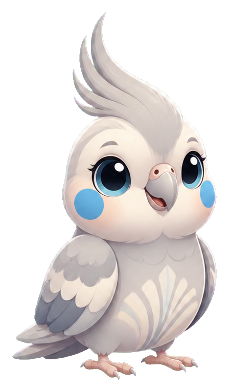 Preview for Opal Cheek Cockatiel Sticker