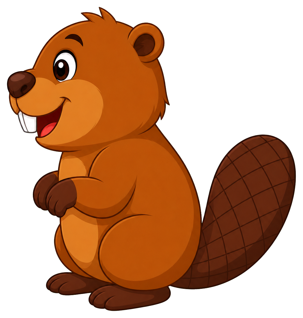 Preview for Beaver Side Profile Sticker