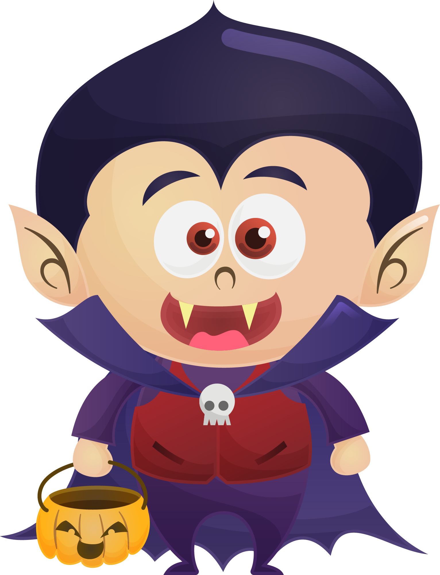 Preview for Halloween-cartoon-vampire-illustration-halloween-costume-sticker-fa124