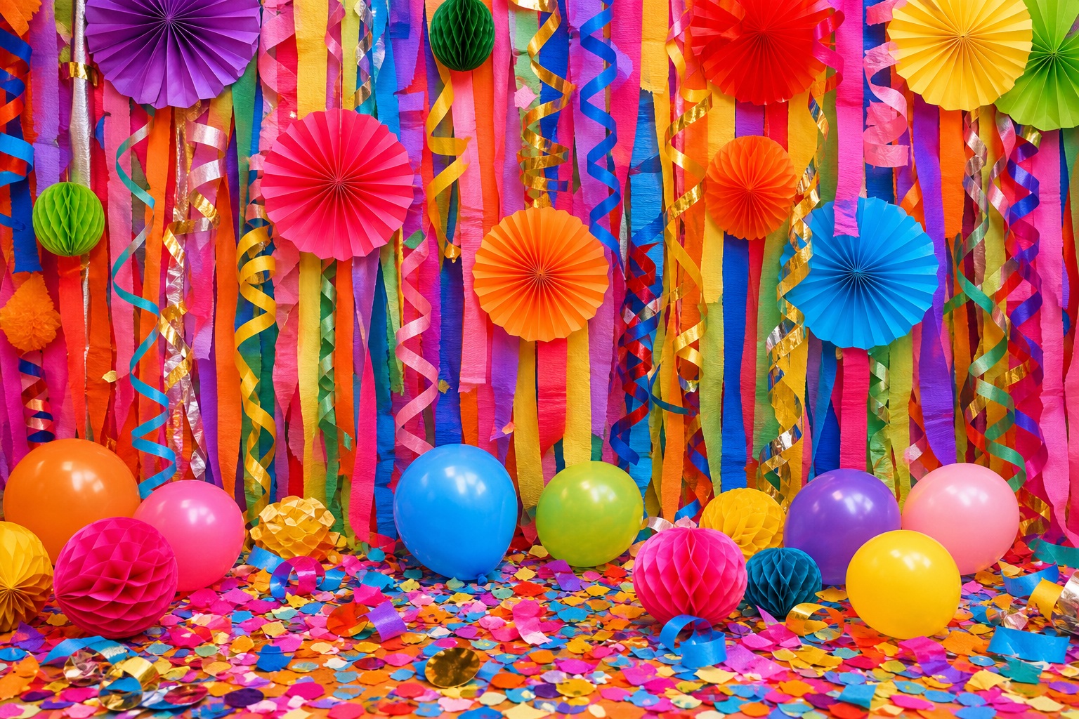 Preview for Colorful Birthday Party Background