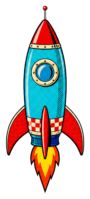 Preview for Space Age Pop Rocket Sticker