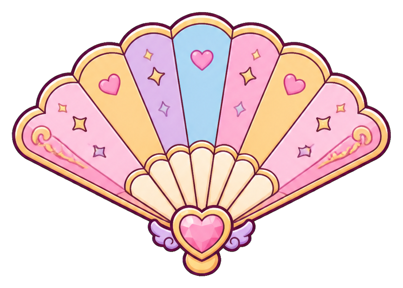 Preview for Royal Fan Sticker For Princess Birthday Designs