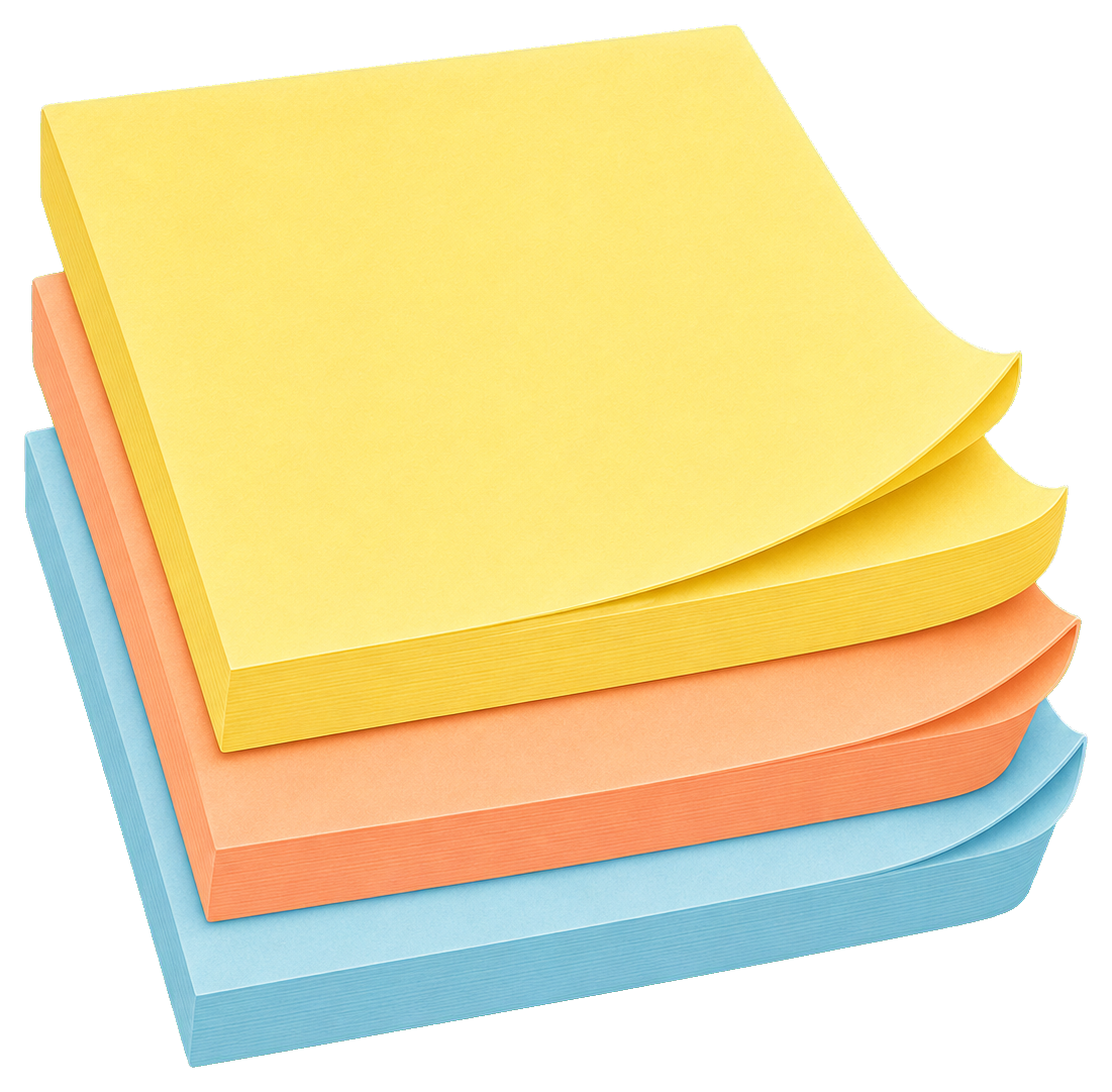 Preview for Blank Sticky Notes Sticker For School Designs
