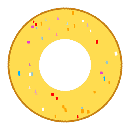 Preview for Sprinkled Cartoon Donut Sticker