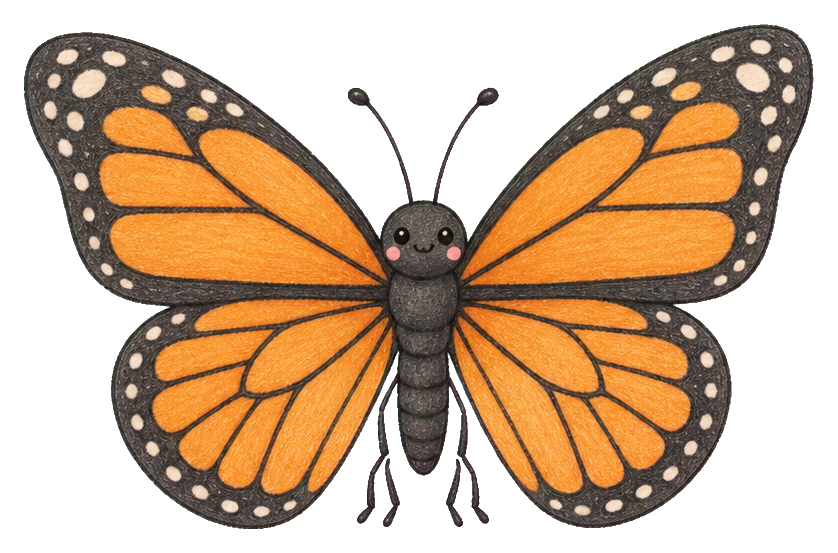 Preview for Monarch Butterfly Sticker Graphic