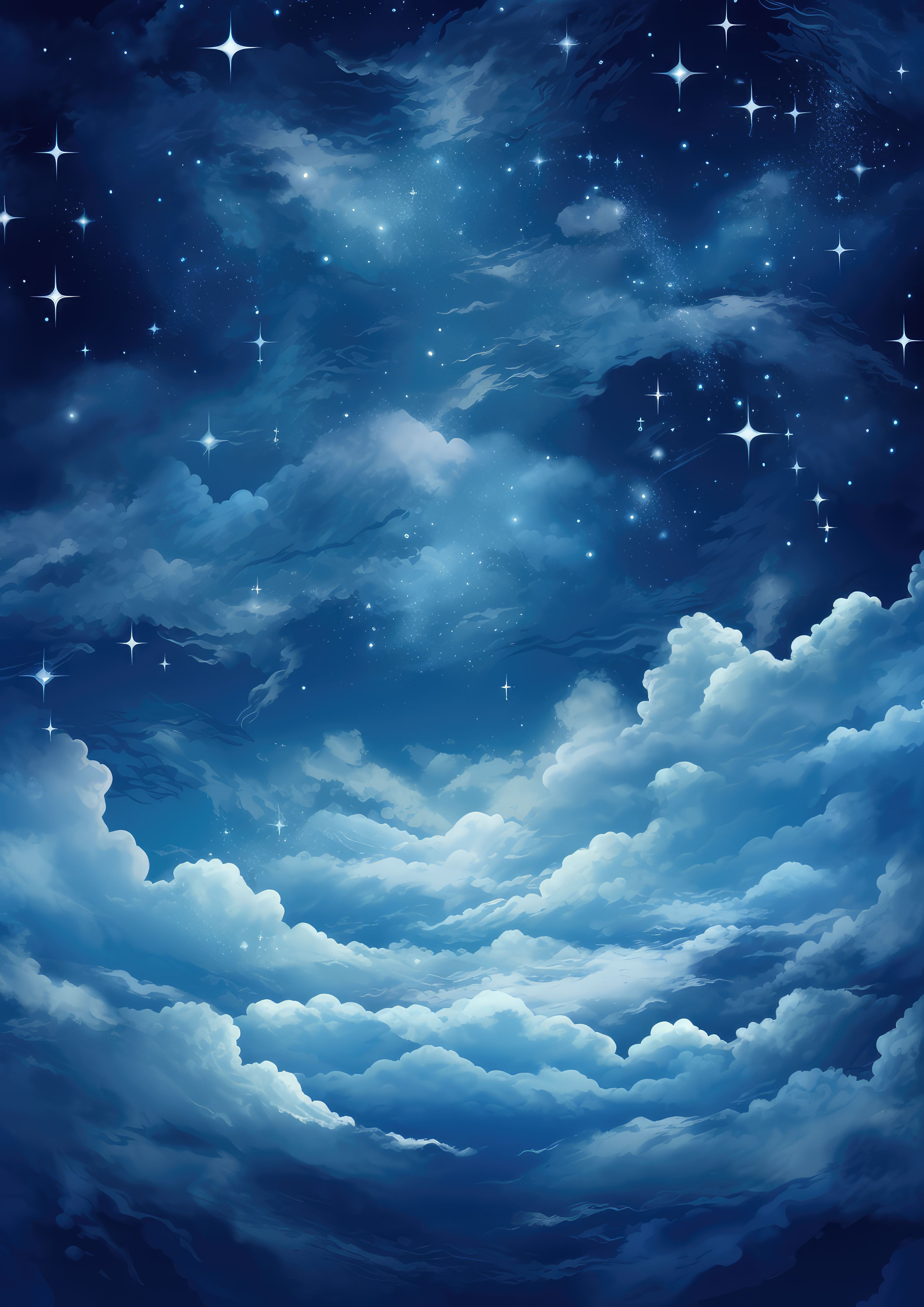 Preview for Night-sky-with-clouds-and-stars-abstract-background-8a4fc