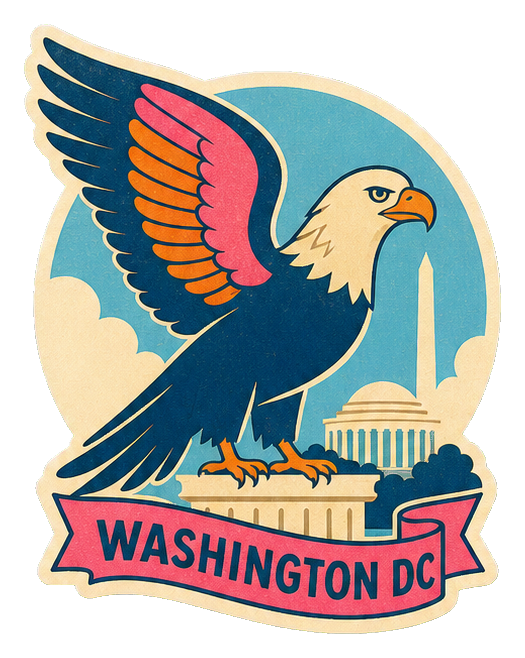 Preview for Washington Dc Bird Sticker