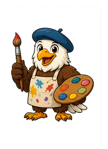 Preview for Artist Eagle Sticker