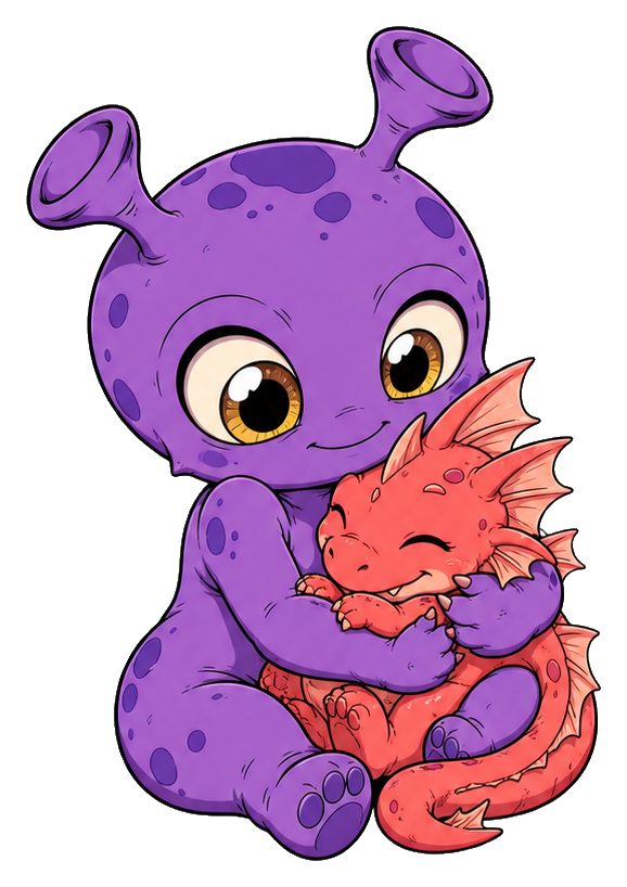 Preview for Anime Alien Creature Sticker