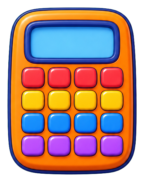 Preview for Blank Calculator Sticker Graphic
