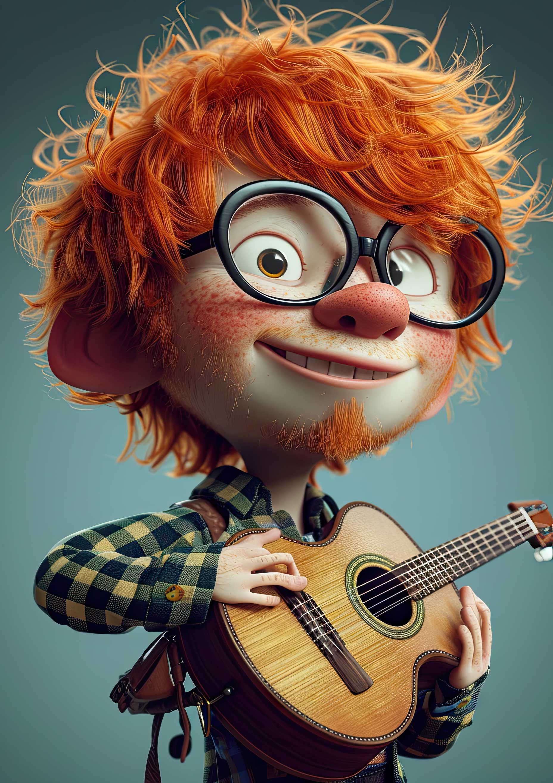 Preview for Cartoon-redhead-guitar-player-celebrities-background-5c5e1