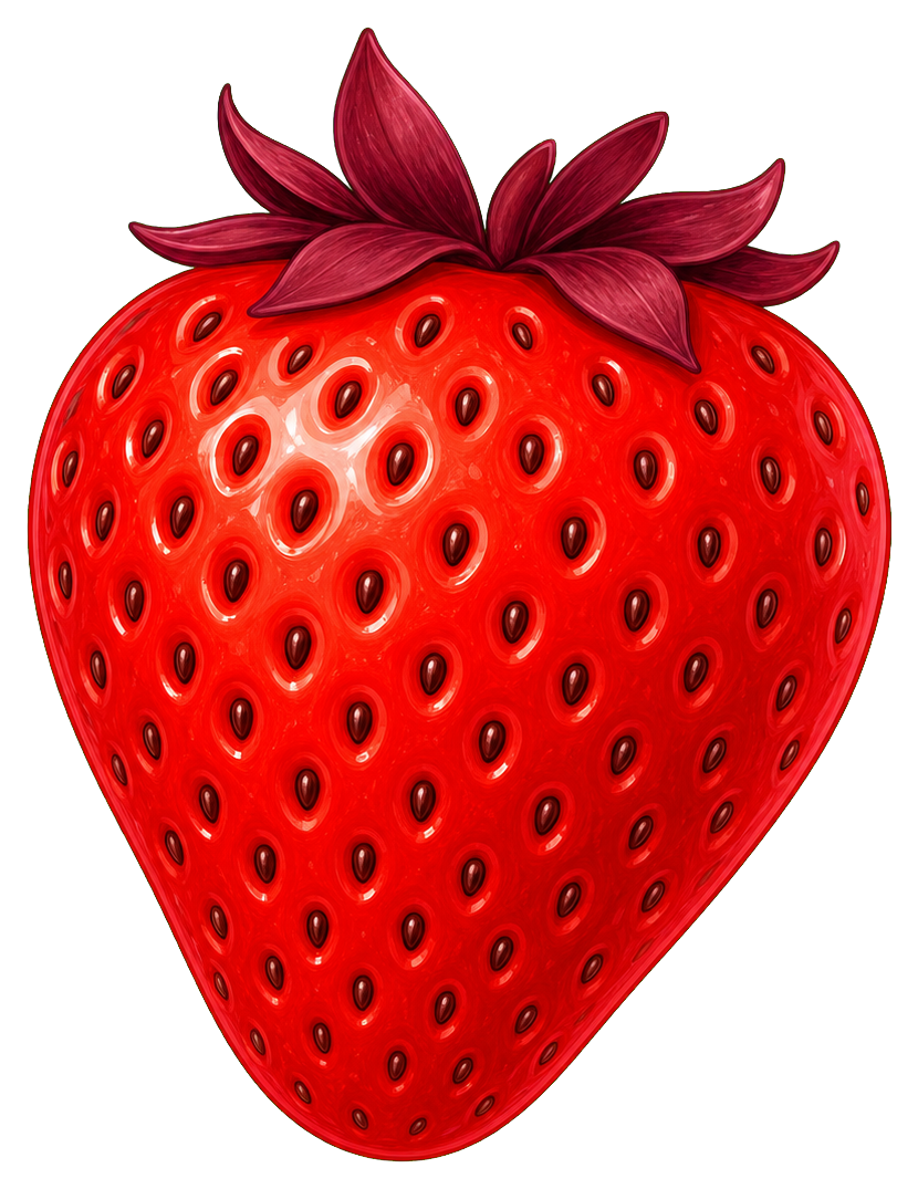 Preview for Strawberry Sticker Graphic