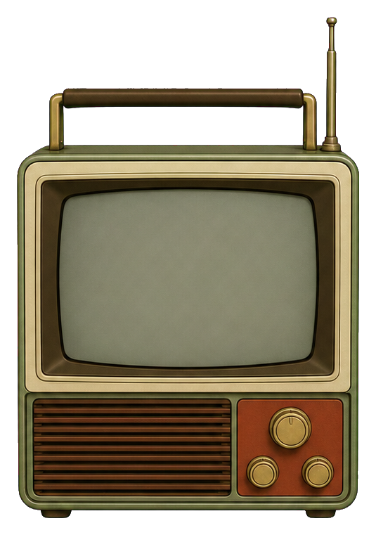 Preview for Vintage Television Radio Combo Sticker