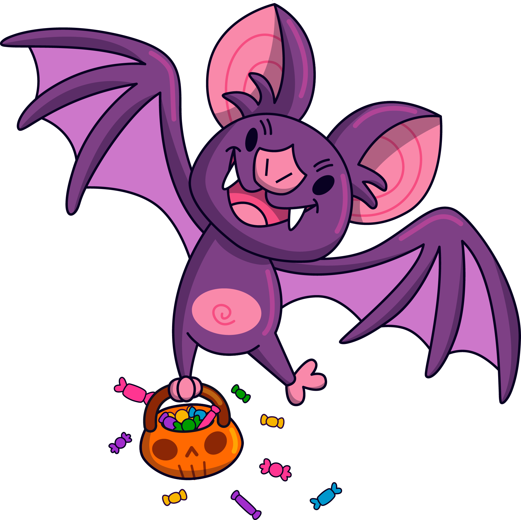 Preview for Halloween-bat-candy-bats-sticker-c23bf