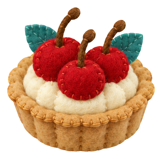 Preview for Felt Bakery Treats Cherry Tart