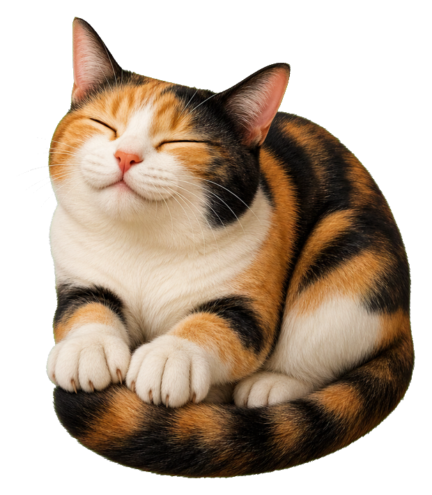 Preview for Happy Calico Kneading Cat Sticker