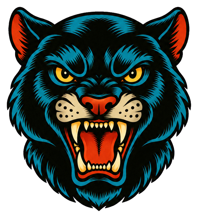 Preview for Tattoo Flash Panther Head