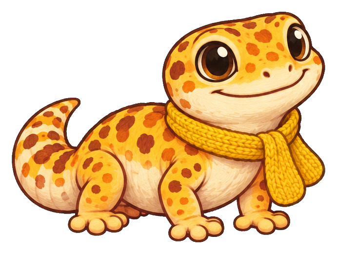 Preview for Gecko In A Cozy Scarf