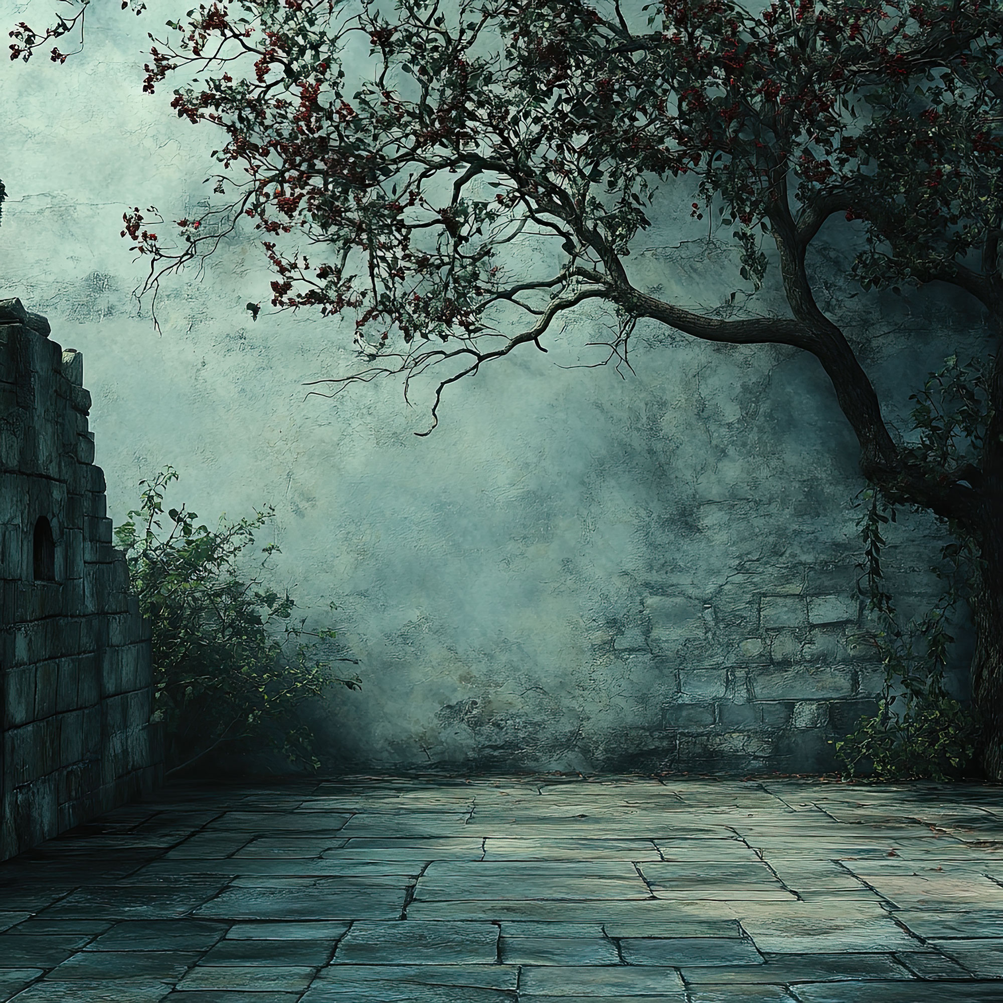 Preview for Mysterious-ancient-pathway-spooky-backdrop-background-74532