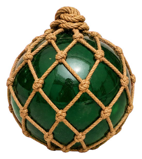 Preview for Green Glass Fishing Float Sticker