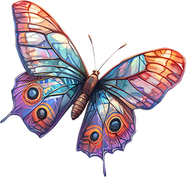 Preview for Colorful-butterfly-illustration-animal-sticker-32213