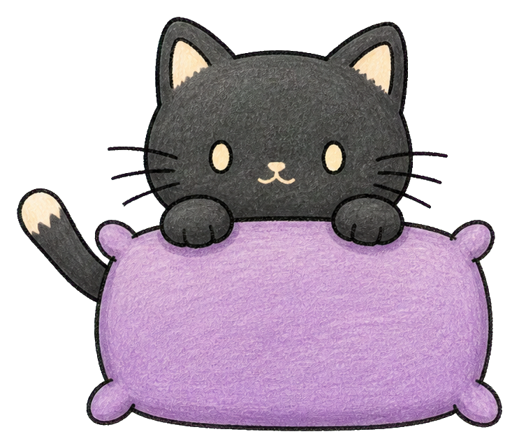 Preview for Black Cat Peek Sticker