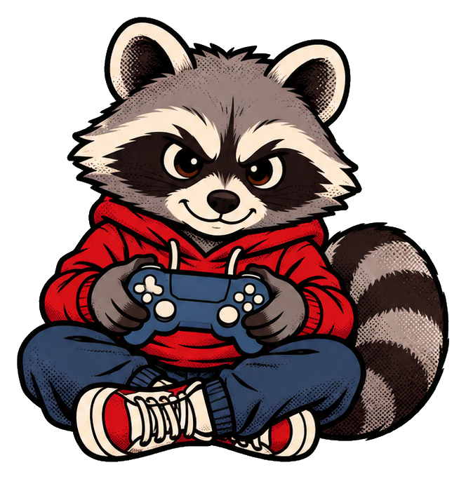 Preview for Gamer Raccoon