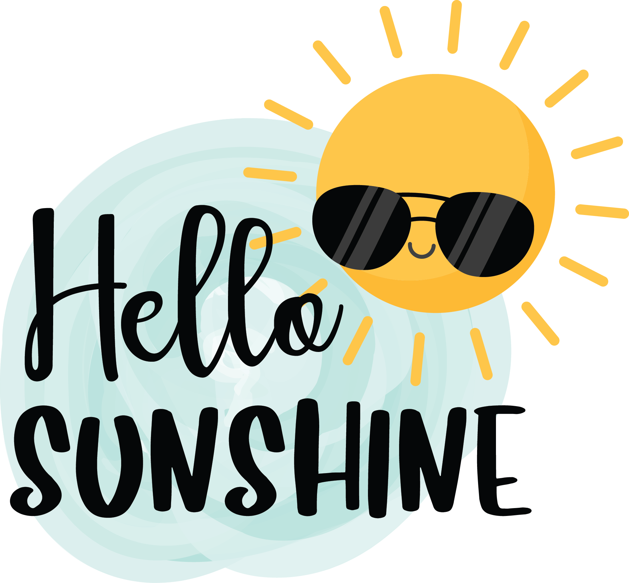 Preview for Hello-sunshine-graphic-summer-sticker-45398