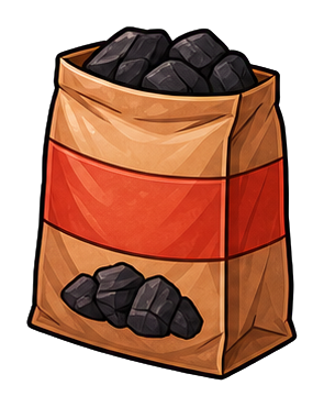 Preview for Blank Charcoal Bag Sticker