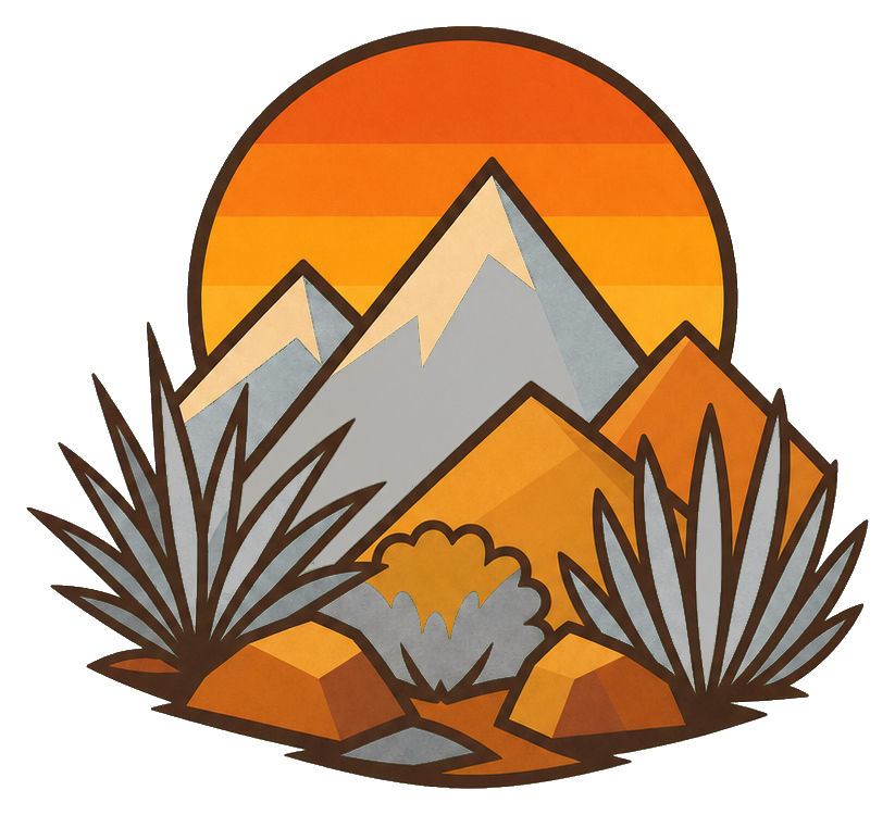 Preview for Desert Mountain Sunset Sticker