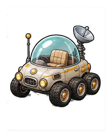 Preview for Moon Rover Car Sticker