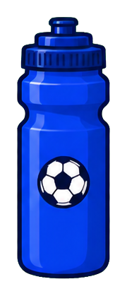 Preview for Blue Water Bottle Soccer Sticker