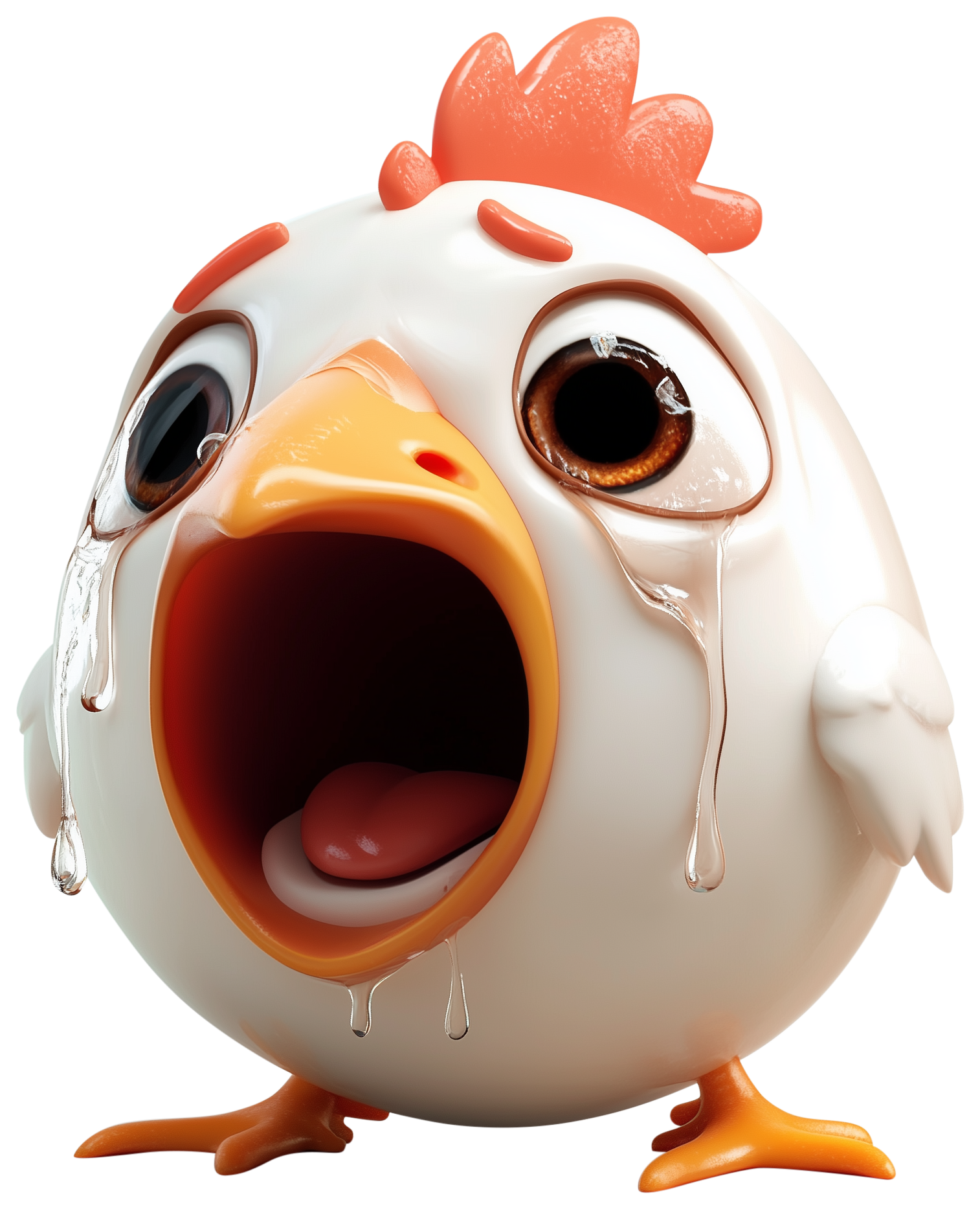Preview for Cute Chicken Emoji Sticker