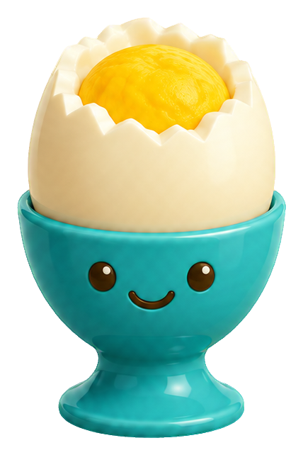 Preview for 3d Breakfast Buddies Boiled Egg