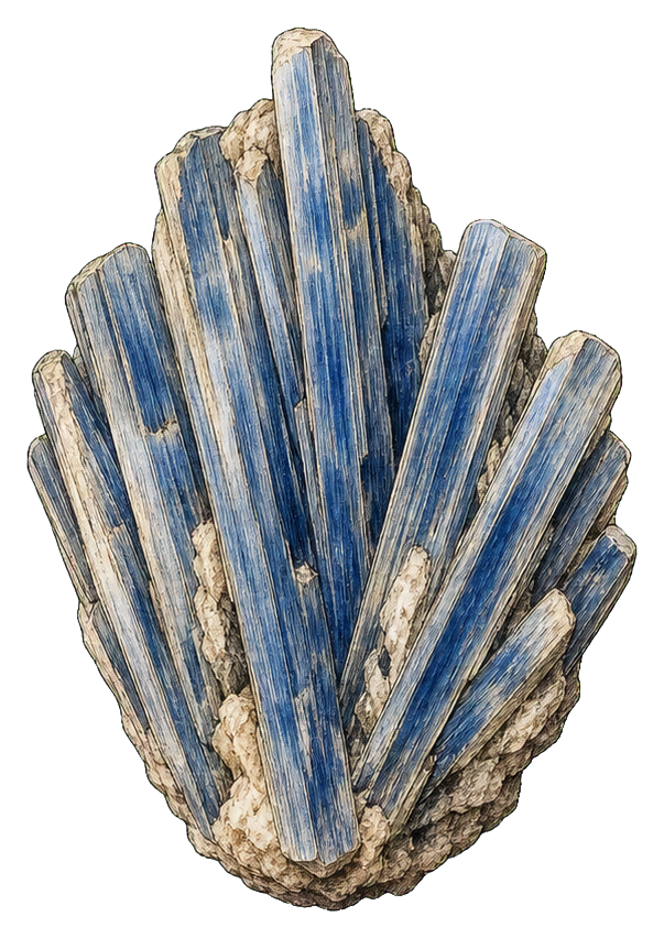 Preview for Kyanite Blade Cluster Sticker